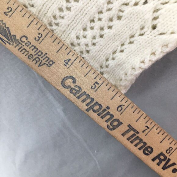 Fionini International Plus Long Sleeve Cream Knit Cardigan Size 22/24 Womens - Picture 7 of 12